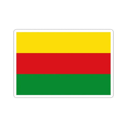 Flag of Bilzen (Belgium) STICKER Vinyl Kiss-Cut Decal 3 Inch White - The Sticker Space