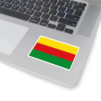 Flag of Bilzen (Belgium) STICKER Vinyl Kiss-Cut Decal - The Sticker Space
