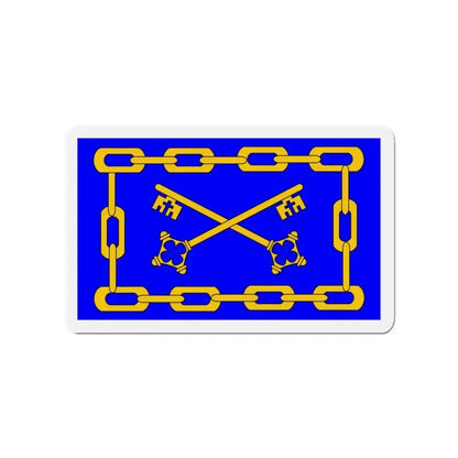 Flag of Birżebbuġa 1993 to 2000 Malta - Refrigerator Magnet 3 Inch - The Sticker Space