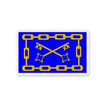 Flag of Birżebbuġa 1993 to 2000 Malta - Refrigerator Magnet 4 Inch - The Sticker Space