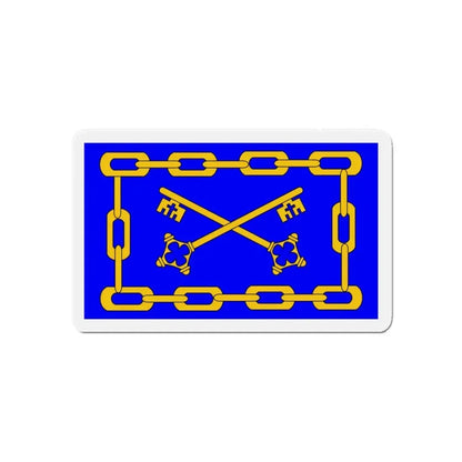 Flag of Birżebbuġa 1993 to 2000 Malta - Refrigerator Magnet 5 Inch - The Sticker Space