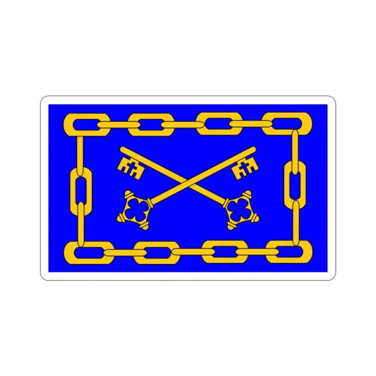 Flag of Birżebbuġa 1993 to 2000 Malta STICKER Vinyl Die-Cut Decal 2 Inch - The Sticker Space