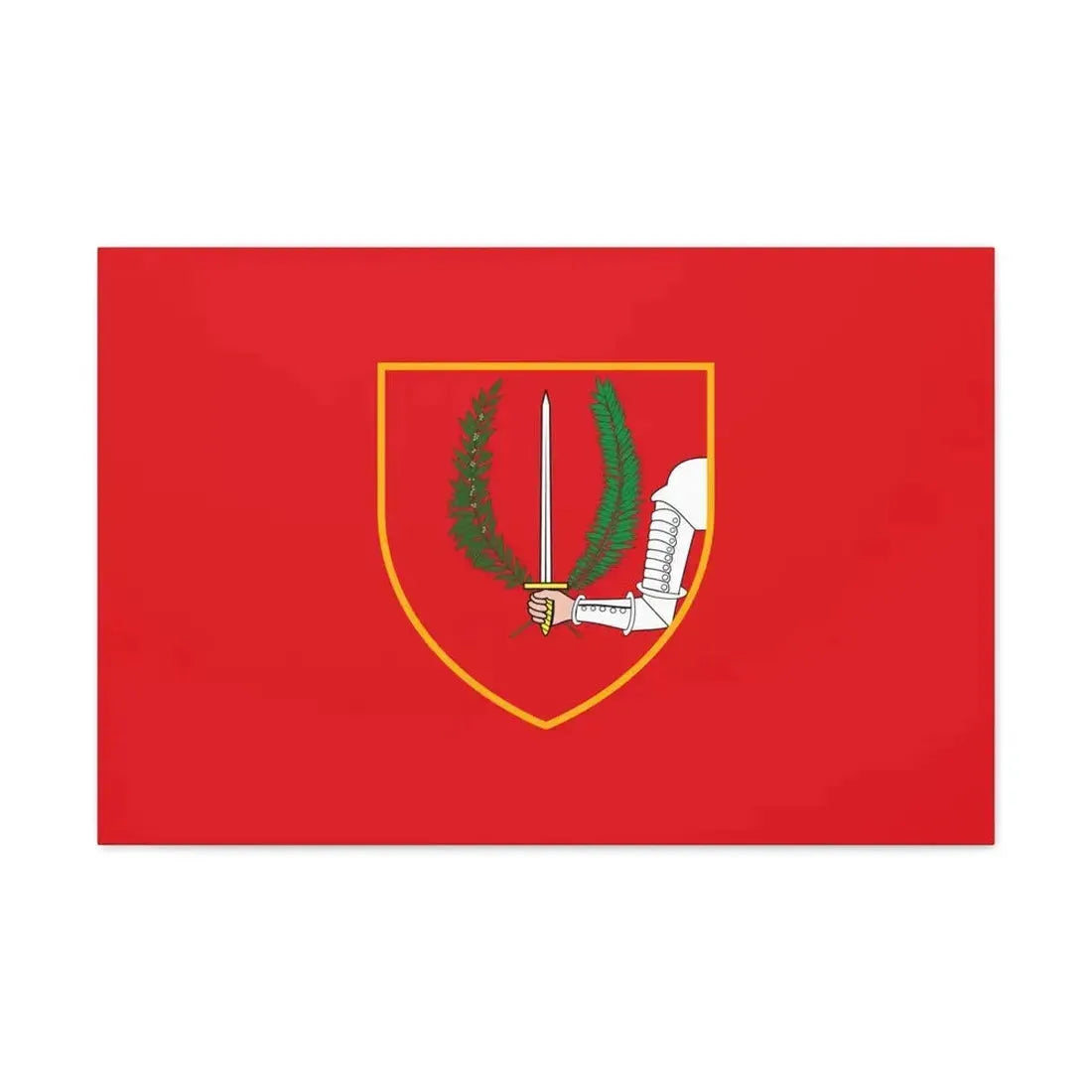 Flag of Birgu Malta - Canvas Wall Art 30" x 20" 1.25" - The Sticker Space