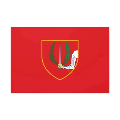 Flag of Birgu Malta - Canvas Wall Art 30" x 20" 1.25" - The Sticker Space