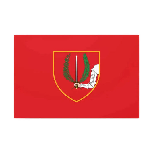Flag of Birgu Malta - Canvas Wall Art 36" x 24" 1.25" - The Sticker Space