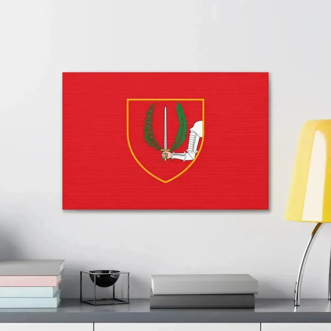 Flag of Birgu Malta - Canvas Wall Art - The Sticker Space