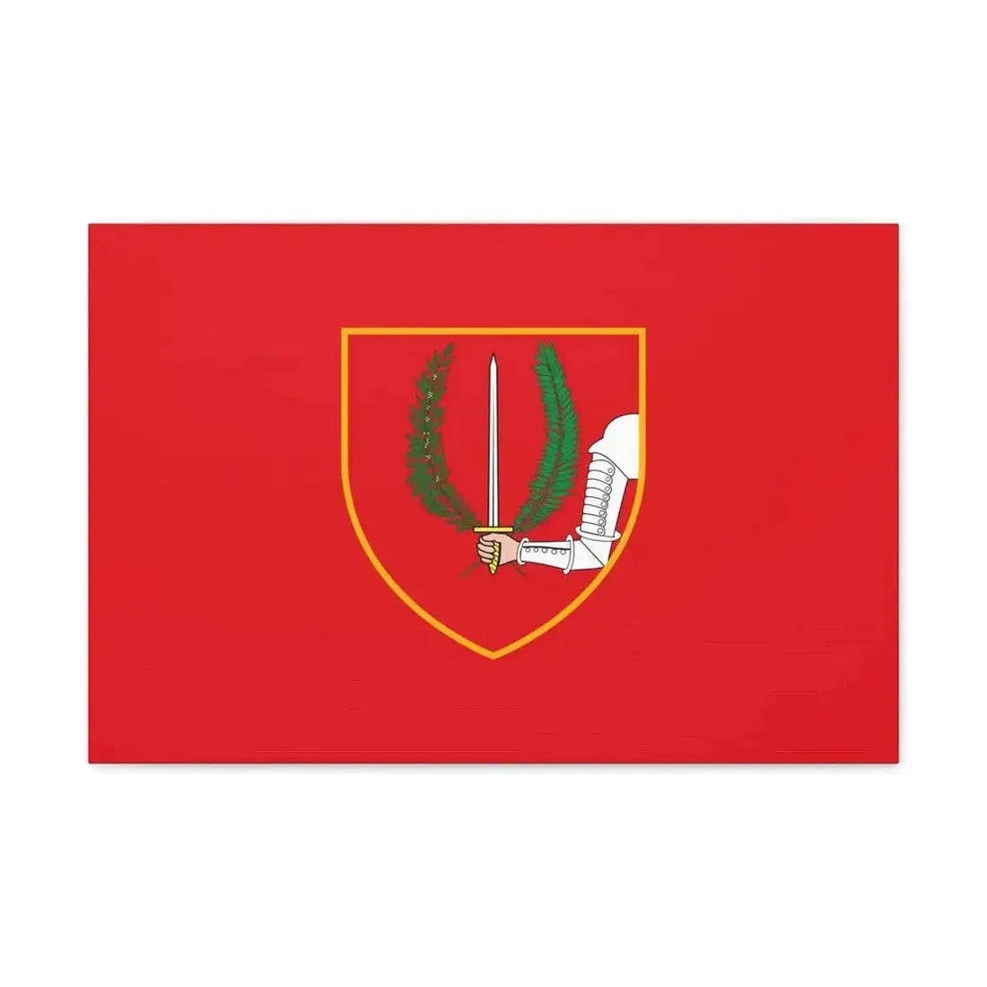Flag of Birgu Malta - Canvas Wall Art - The Sticker Space