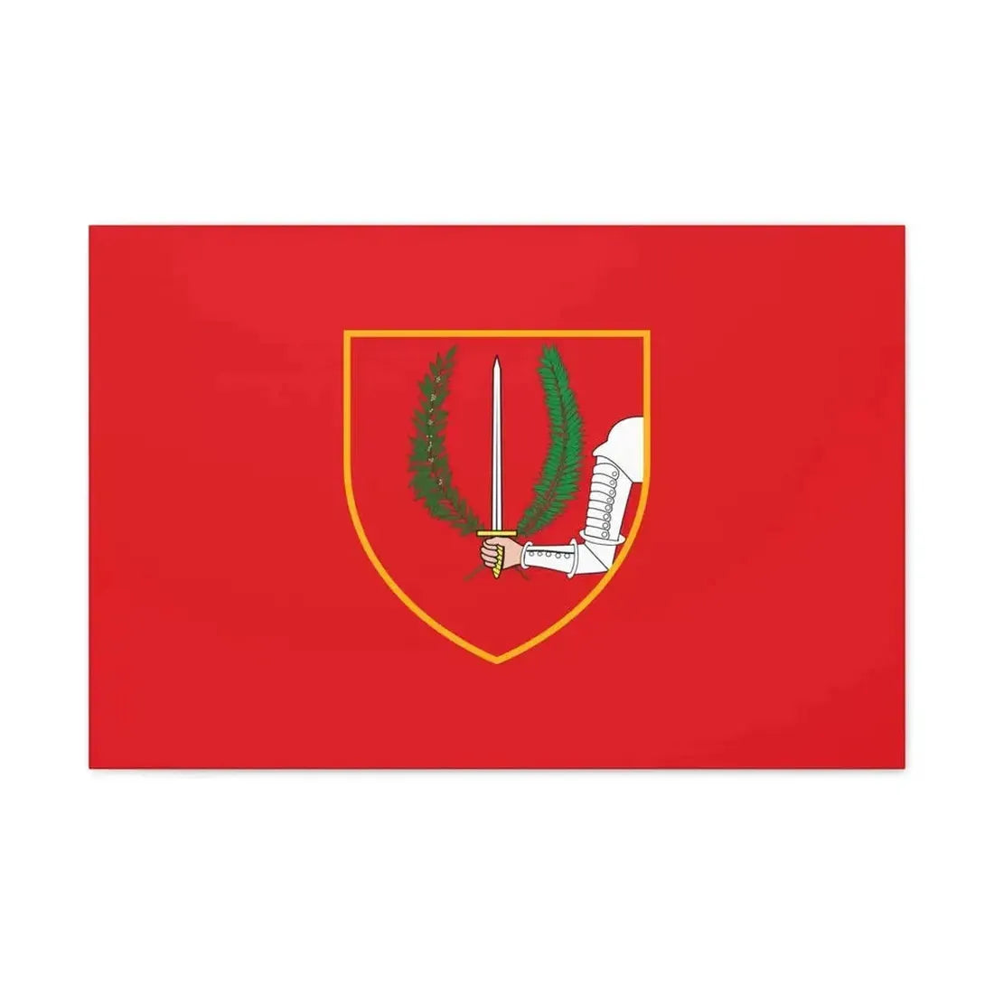 Flag of Birgu Malta - Canvas Wall Art - The Sticker Space
