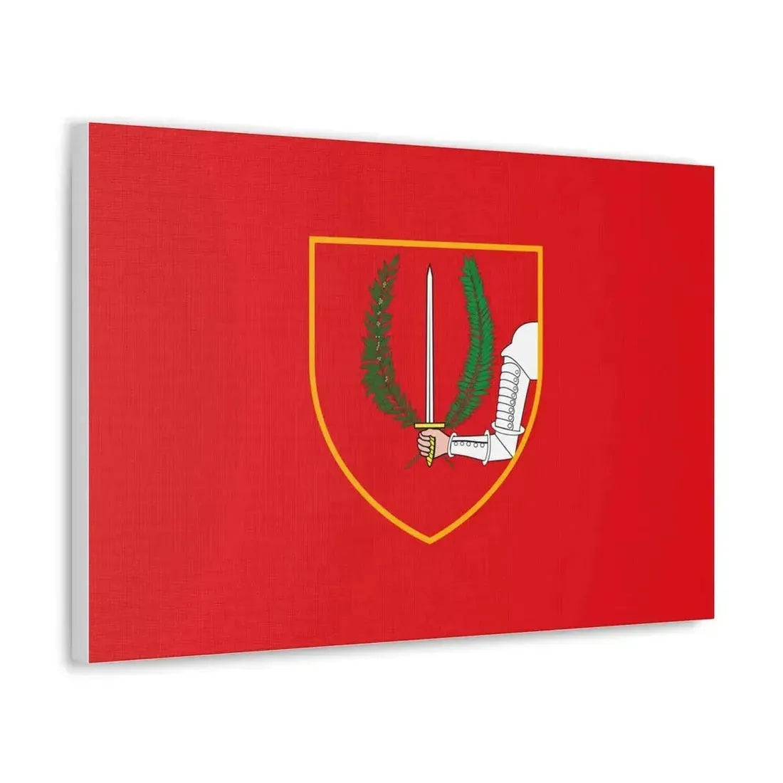 Flag of Birgu Malta - Canvas Wall Art - The Sticker Space