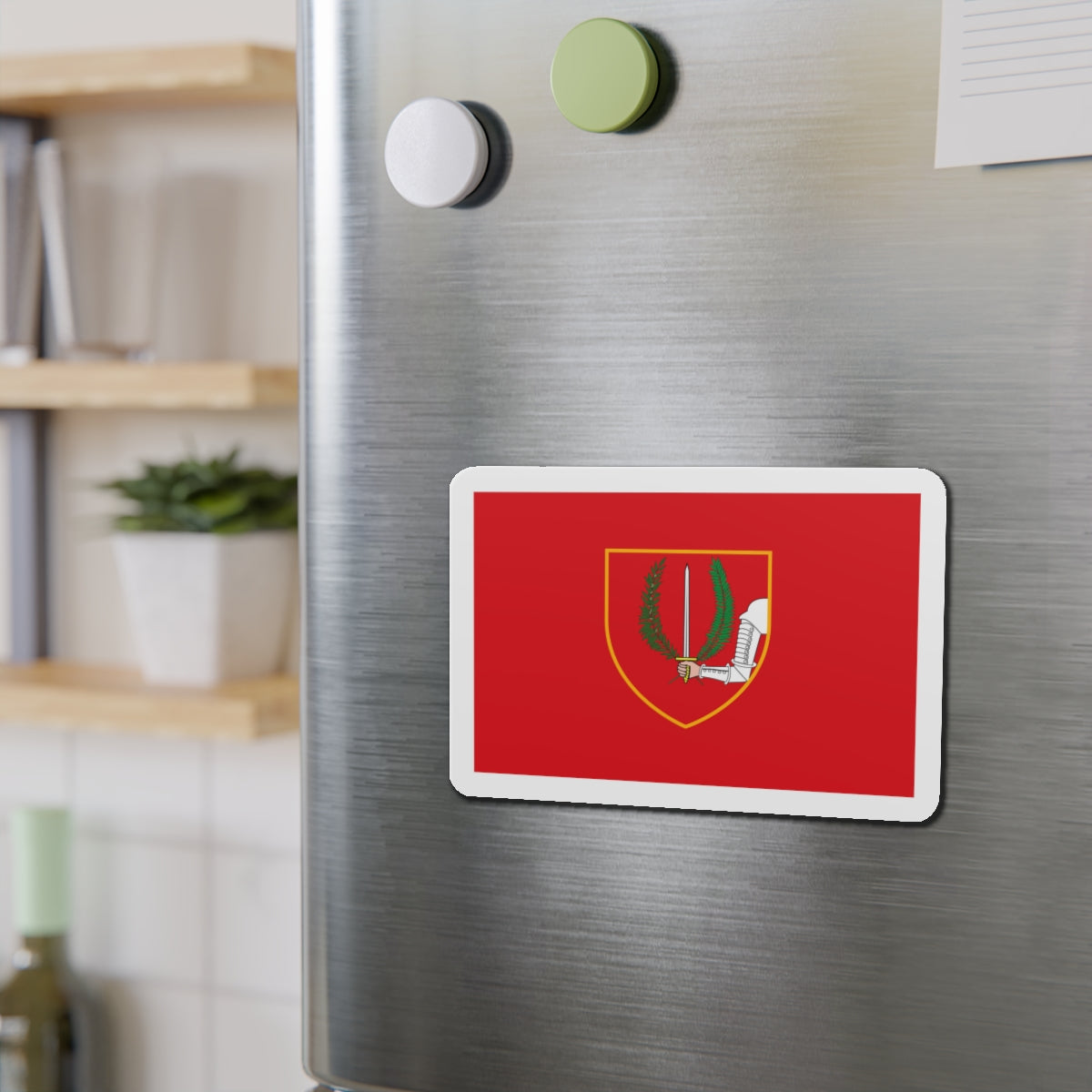 Flag of Birgu Malta - Die-Cut Magnet-The Sticker Space