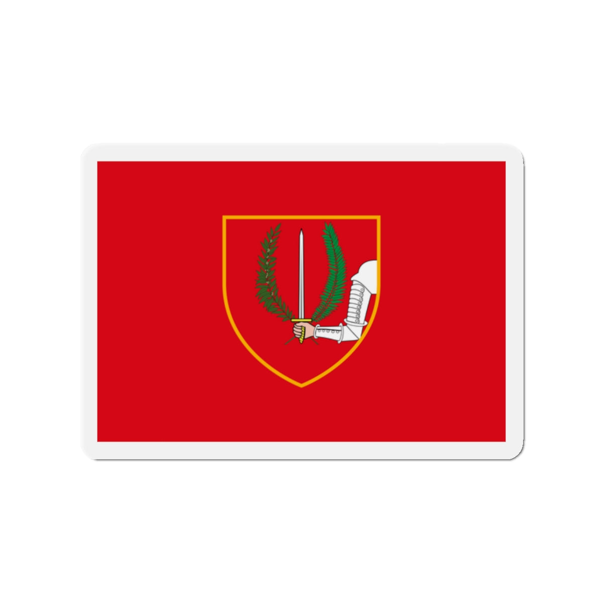 Flag of Birgu Malta - Die-Cut Magnet-2" x 2"-The Sticker Space