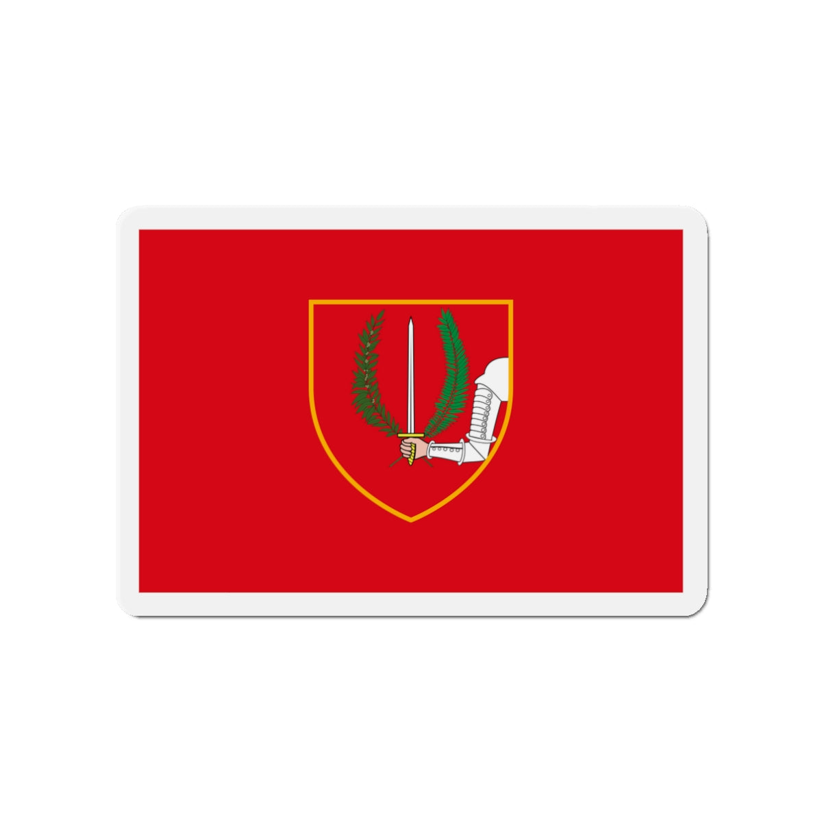 Flag of Birgu Malta - Die-Cut Magnet-3" x 3"-The Sticker Space