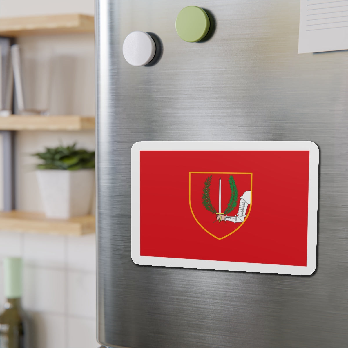 Flag of Birgu Malta - Die-Cut Magnet-The Sticker Space