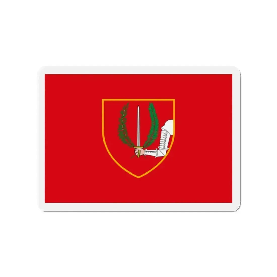 Flag of Birgu Malta - Refrigerator Magnet 2 Inch - The Sticker Space