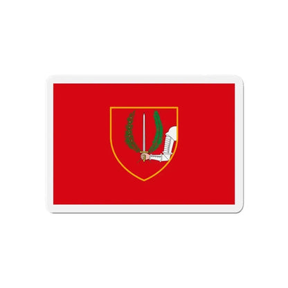 Flag of Birgu Malta - Refrigerator Magnet 6 Inch - The Sticker Space