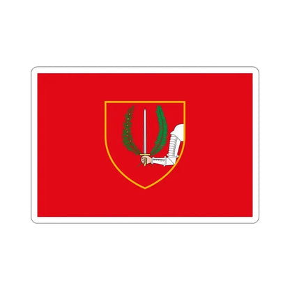 Flag of Birgu Malta STICKER Vinyl Die-Cut Decal 5 Inch - The Sticker Space