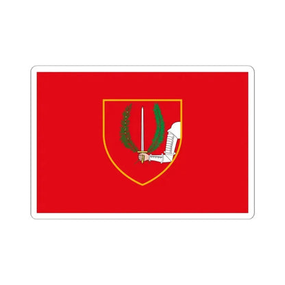 Flag of Birgu Malta - STICKER Vinyl Kiss-Cut Decal 6 Inch White - The Sticker Space