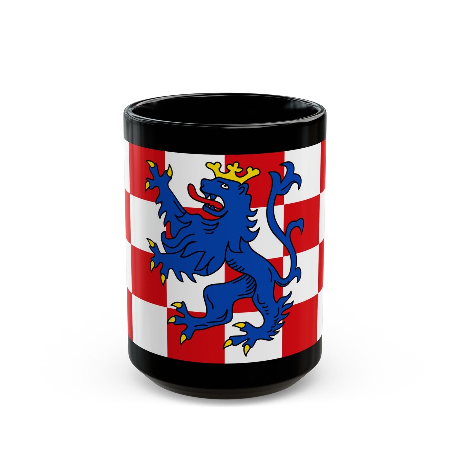 Flag of Birkenfeld Germany - Black Coffee Mug-15oz-The Sticker Space