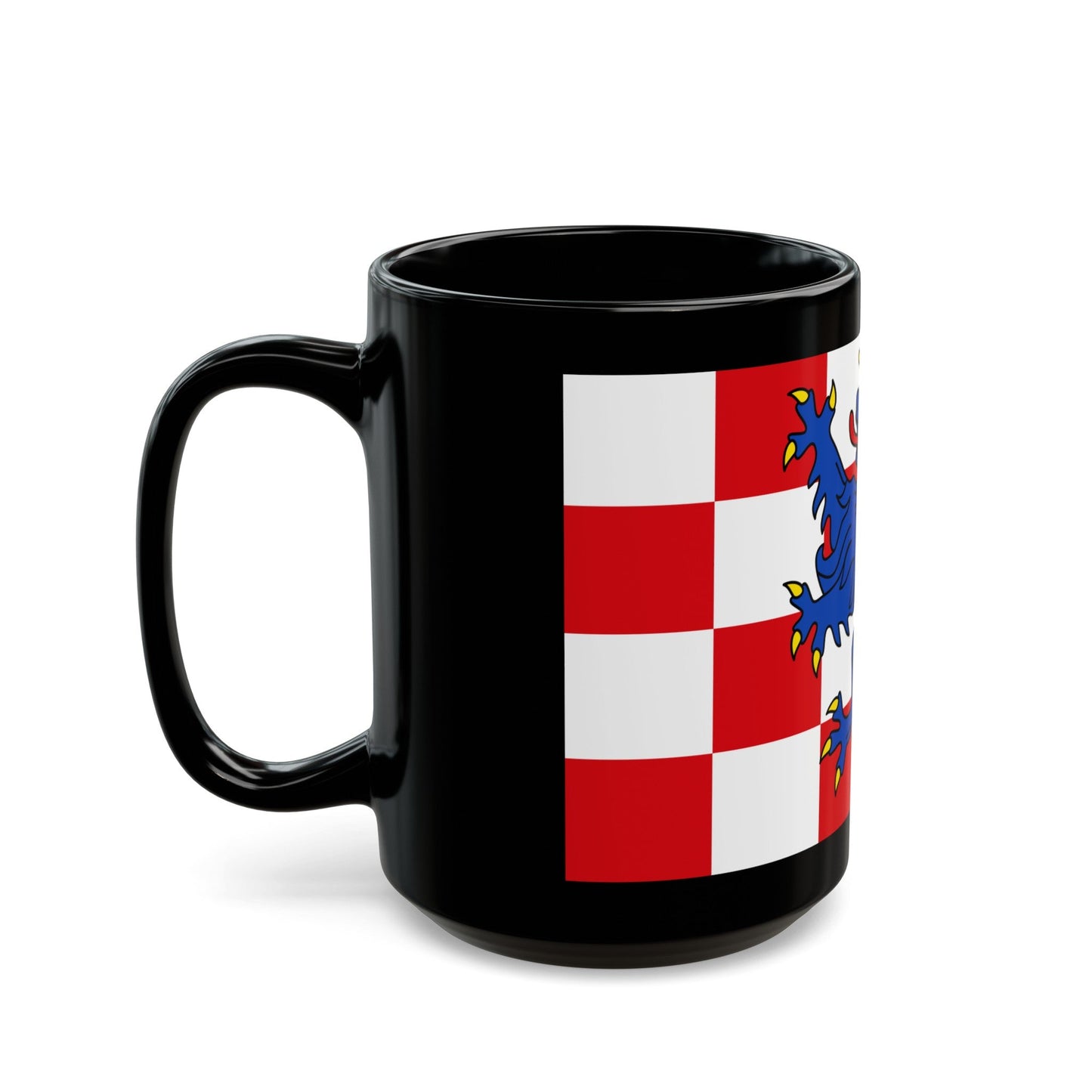 Flag of Birkenfeld Germany - Black Coffee Mug-The Sticker Space