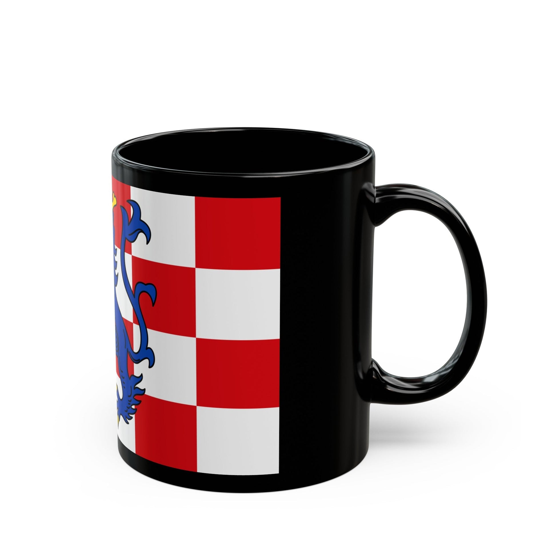 Flag of Birkenfeld Germany - Black Coffee Mug-The Sticker Space