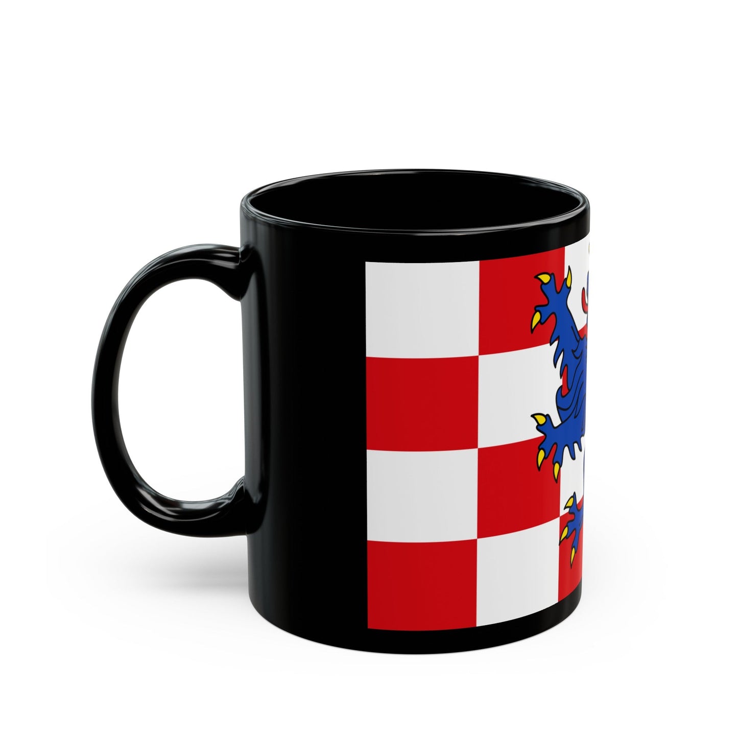 Flag of Birkenfeld Germany - Black Coffee Mug-The Sticker Space