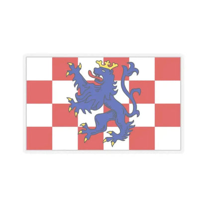 Flag of Birkenfeld Germany - STICKER Vinyl Kiss-Cut Decal 2 Inch Transparent - The Sticker Space