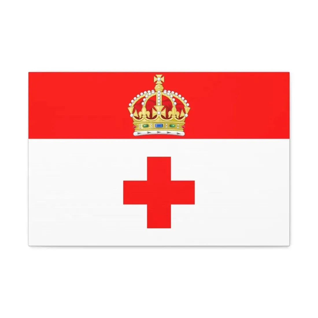 Flag of Birkirkara Malta - Canvas Wall Art 24″ x 16″ 1.25" - The Sticker Space