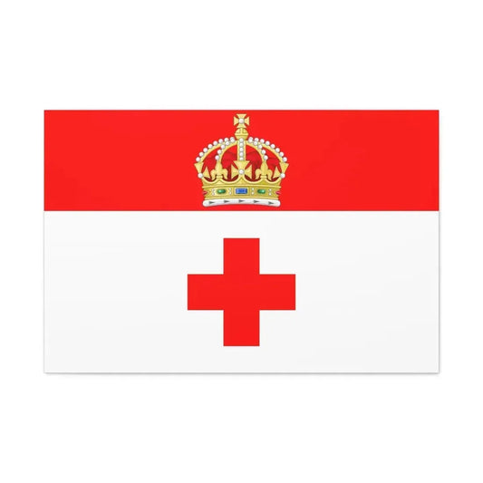 Flag of Birkirkara Malta - Canvas Wall Art 36" x 24" 1.25" - The Sticker Space