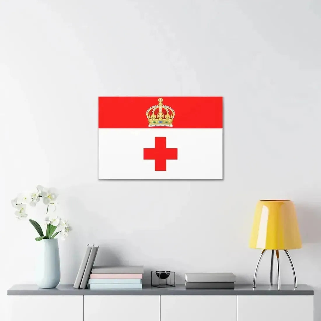 Flag of Birkirkara Malta - Canvas Wall Art - The Sticker Space