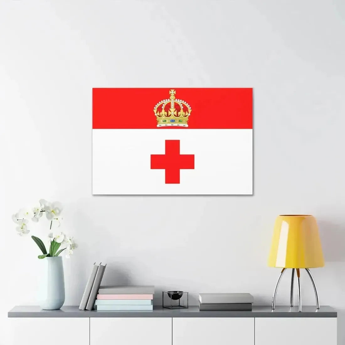 Flag of Birkirkara Malta - Canvas Wall Art - The Sticker Space
