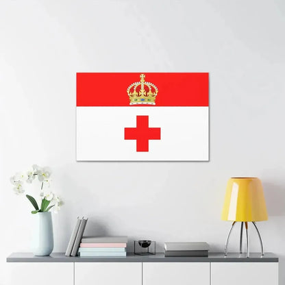 Flag of Birkirkara Malta - Canvas Wall Art - The Sticker Space