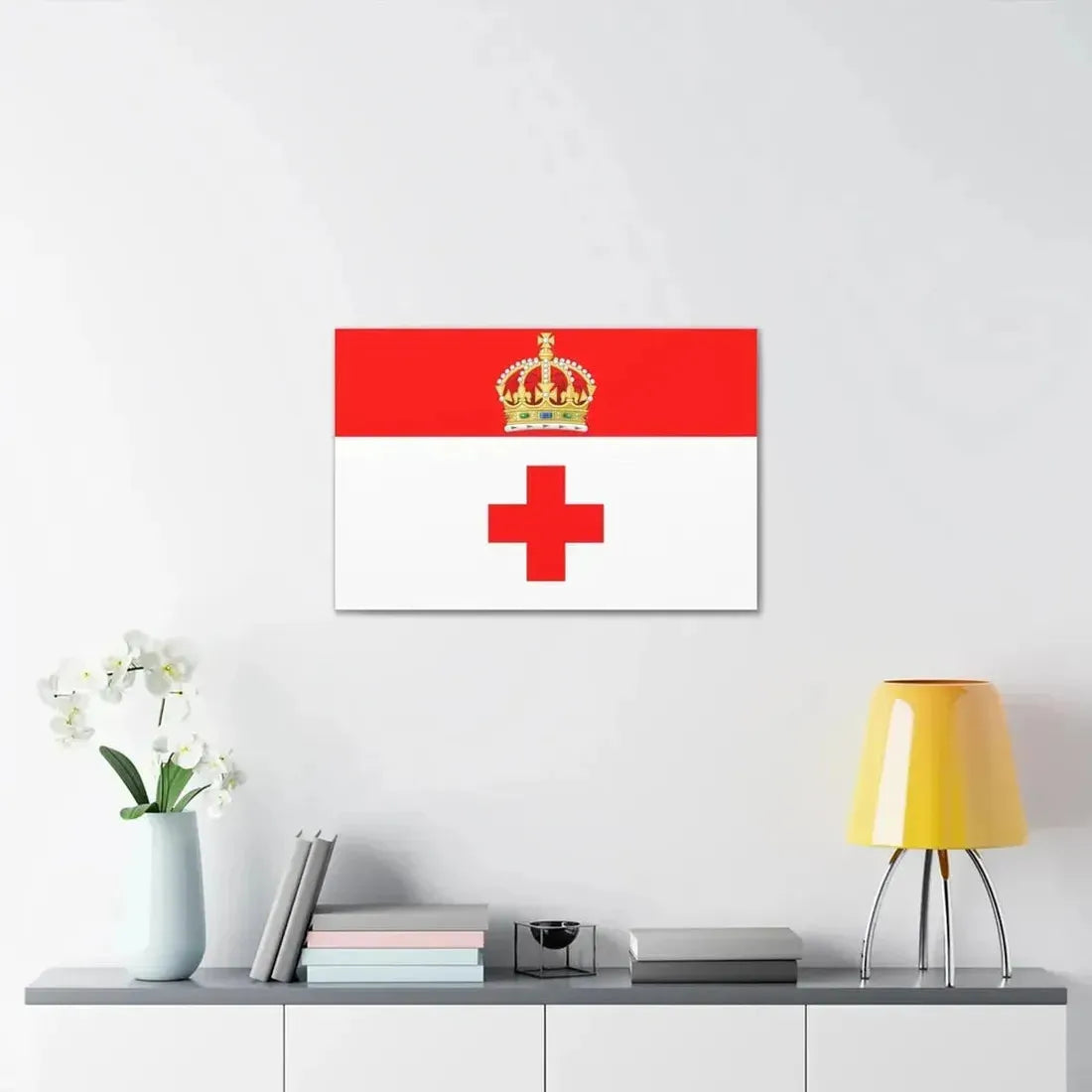 Flag of Birkirkara Malta - Canvas Wall Art - The Sticker Space