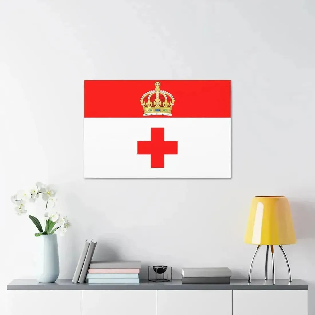 Flag of Birkirkara Malta - Canvas Wall Art - The Sticker Space