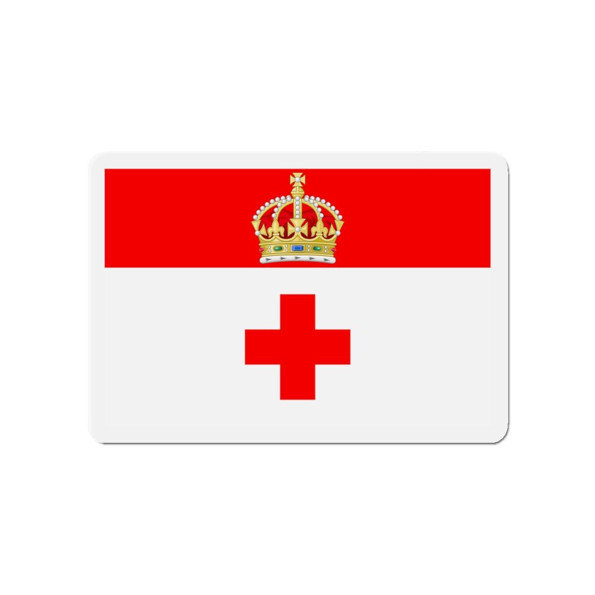 Flag of Birkirkara Malta - Die-Cut Magnet-4" x 4"-The Sticker Space