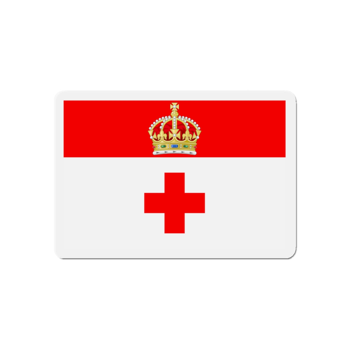 Flag of Birkirkara Malta - Die-Cut Magnet-5" x 5"-The Sticker Space