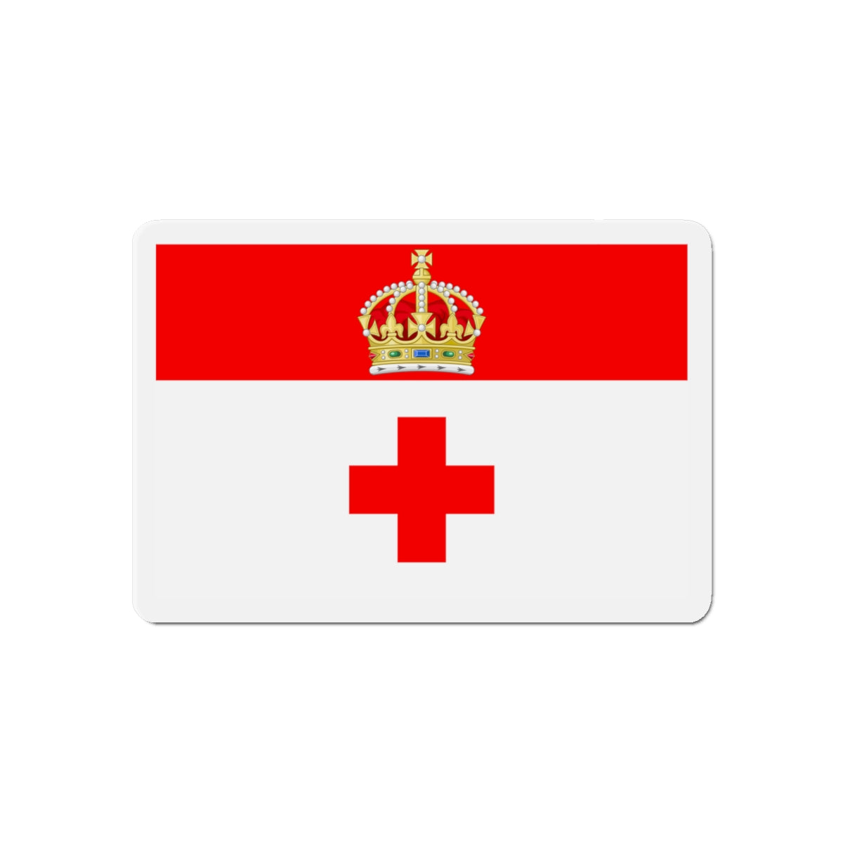 Flag of Birkirkara Malta - Die-Cut Magnet-6 × 6"-The Sticker Space