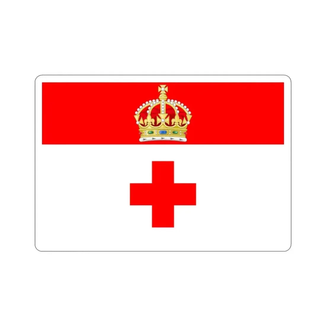 Flag of Birkirkara Malta STICKER Vinyl Die-Cut Decal 2 Inch - The Sticker Space