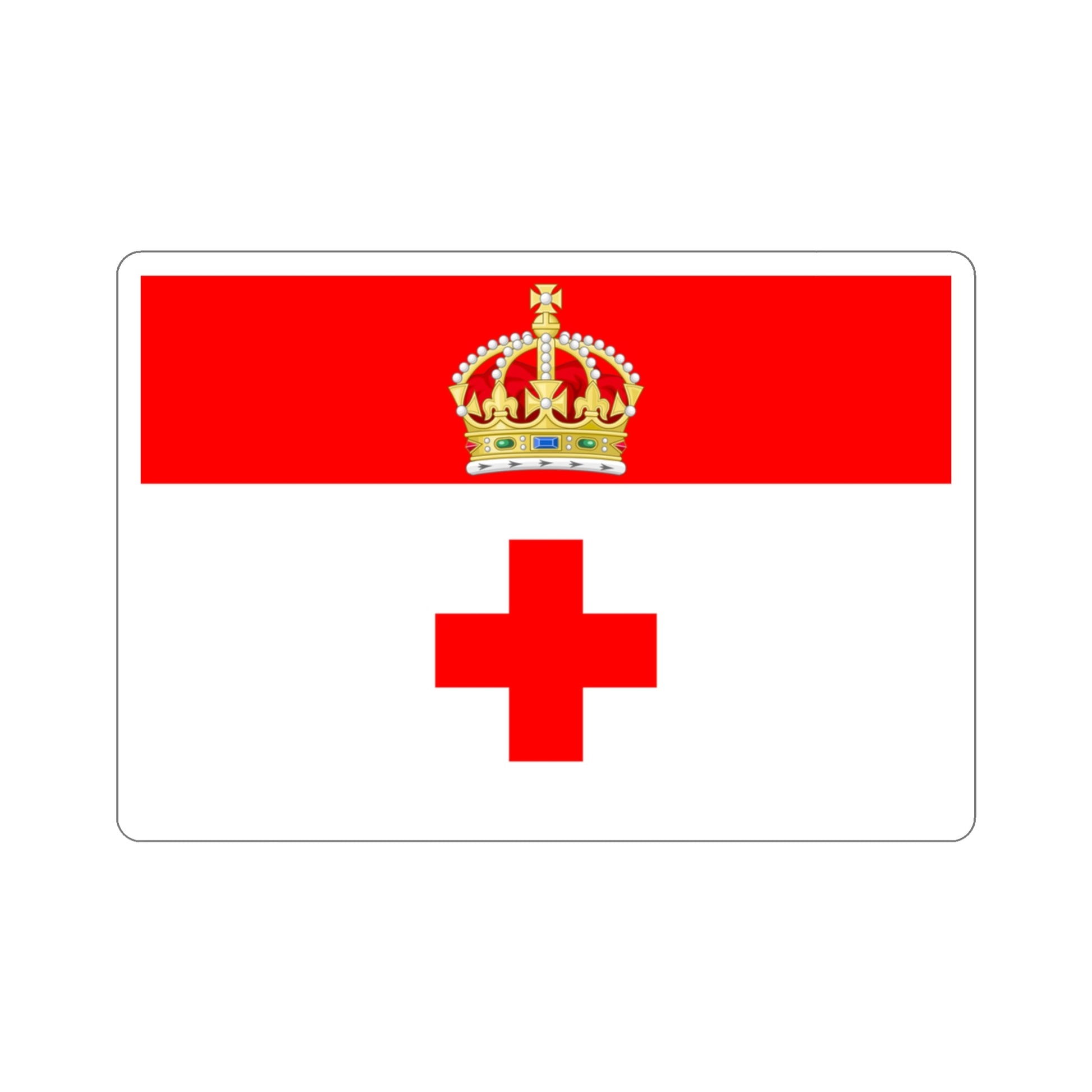 Flag of Birkirkara Malta STICKER Vinyl Die-Cut Decal-3 Inch-The Sticker Space