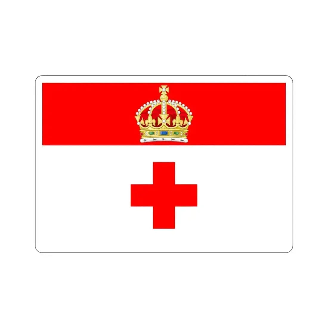Flag of Birkirkara Malta STICKER Vinyl Die-Cut Decal 3 Inch - The Sticker Space