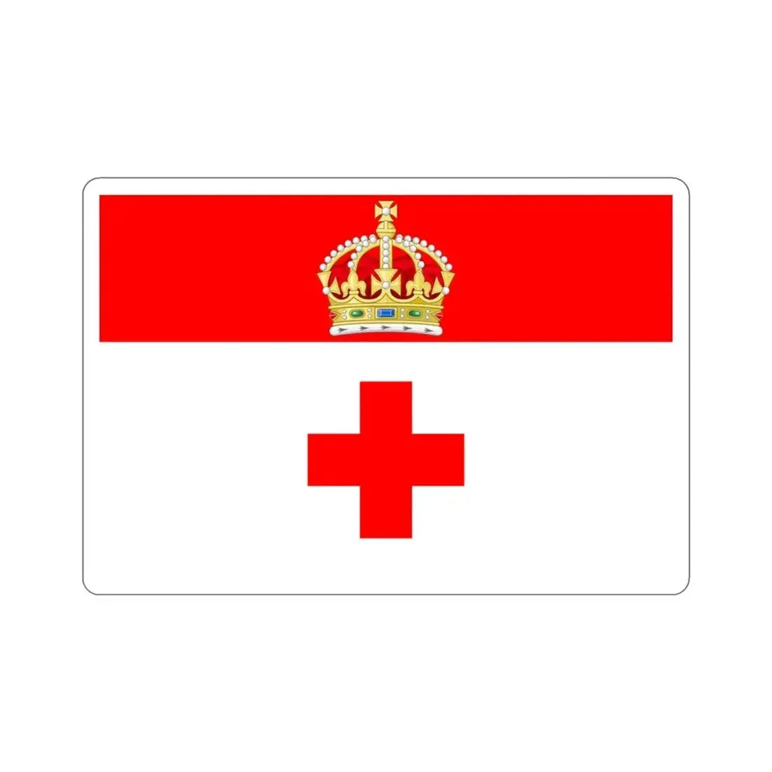 Flag of Birkirkara Malta STICKER Vinyl Die-Cut Decal 3 Inch - The Sticker Space