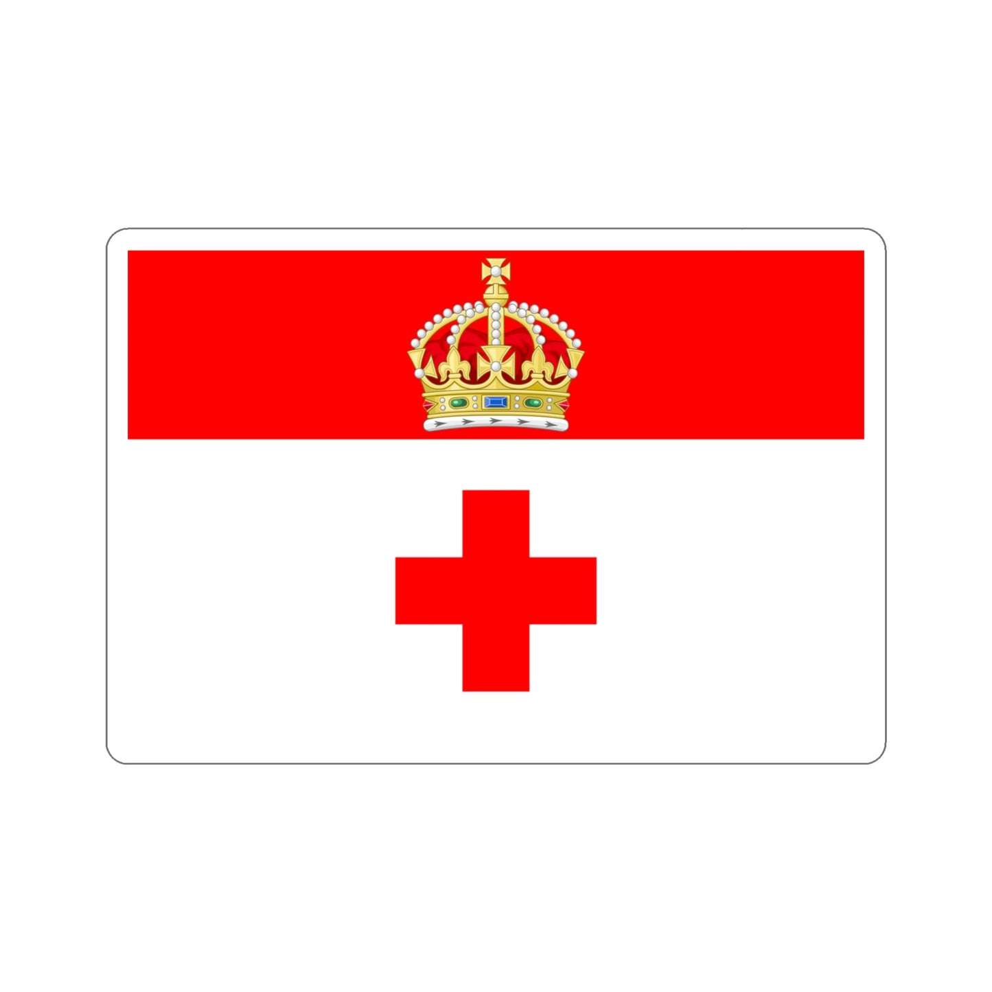 Flag of Birkirkara Malta STICKER Vinyl Die-Cut Decal-4 Inch-The Sticker Space