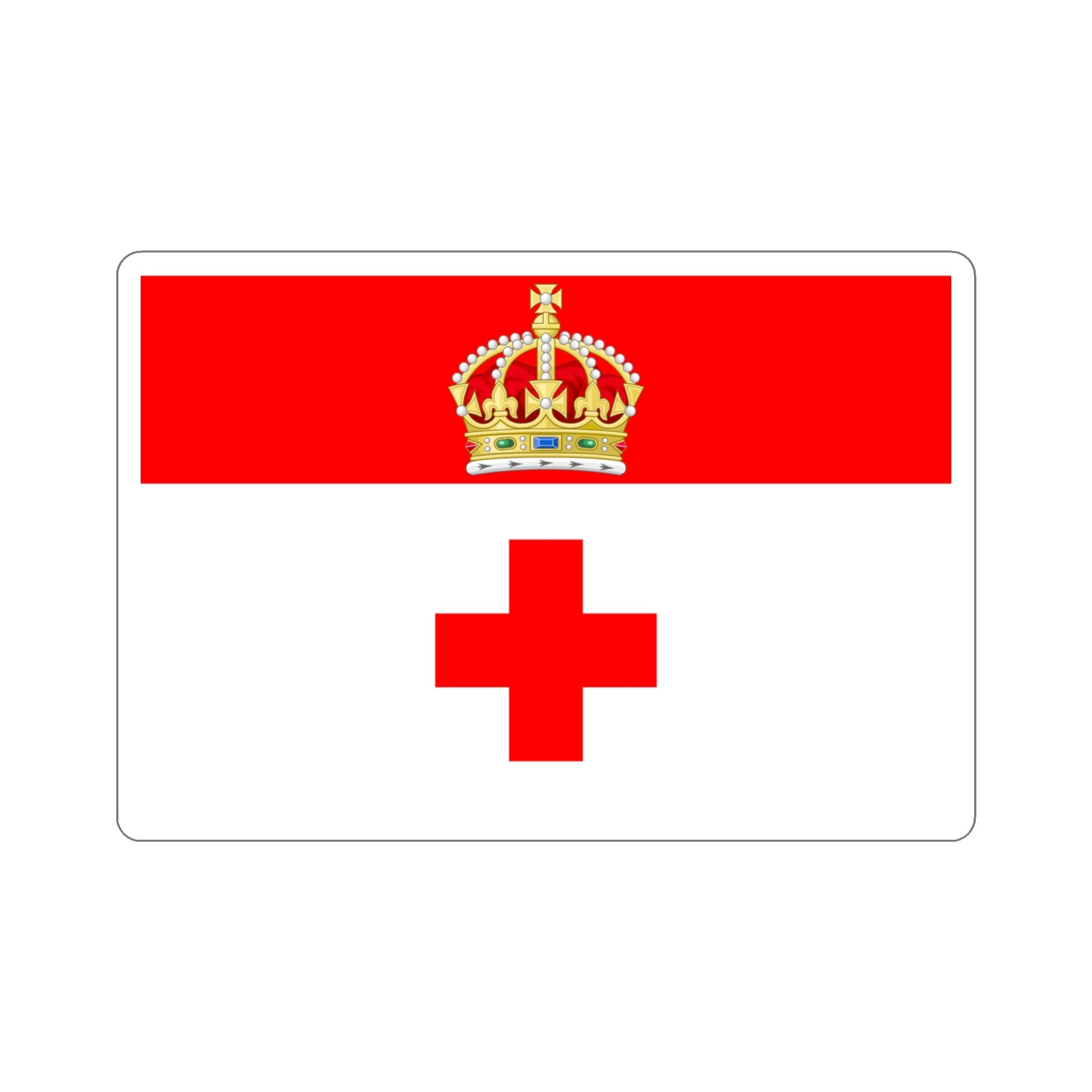 Flag of Birkirkara Malta STICKER Vinyl Die-Cut Decal-4 Inch-The Sticker Space