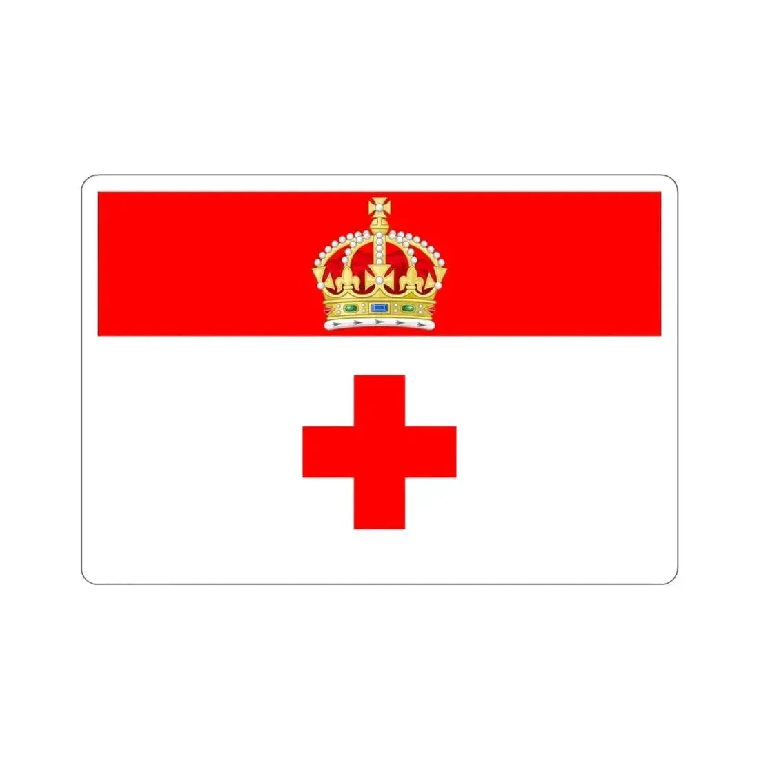 Flag of Birkirkara Malta STICKER Vinyl Die-Cut Decal 4 Inch - The Sticker Space