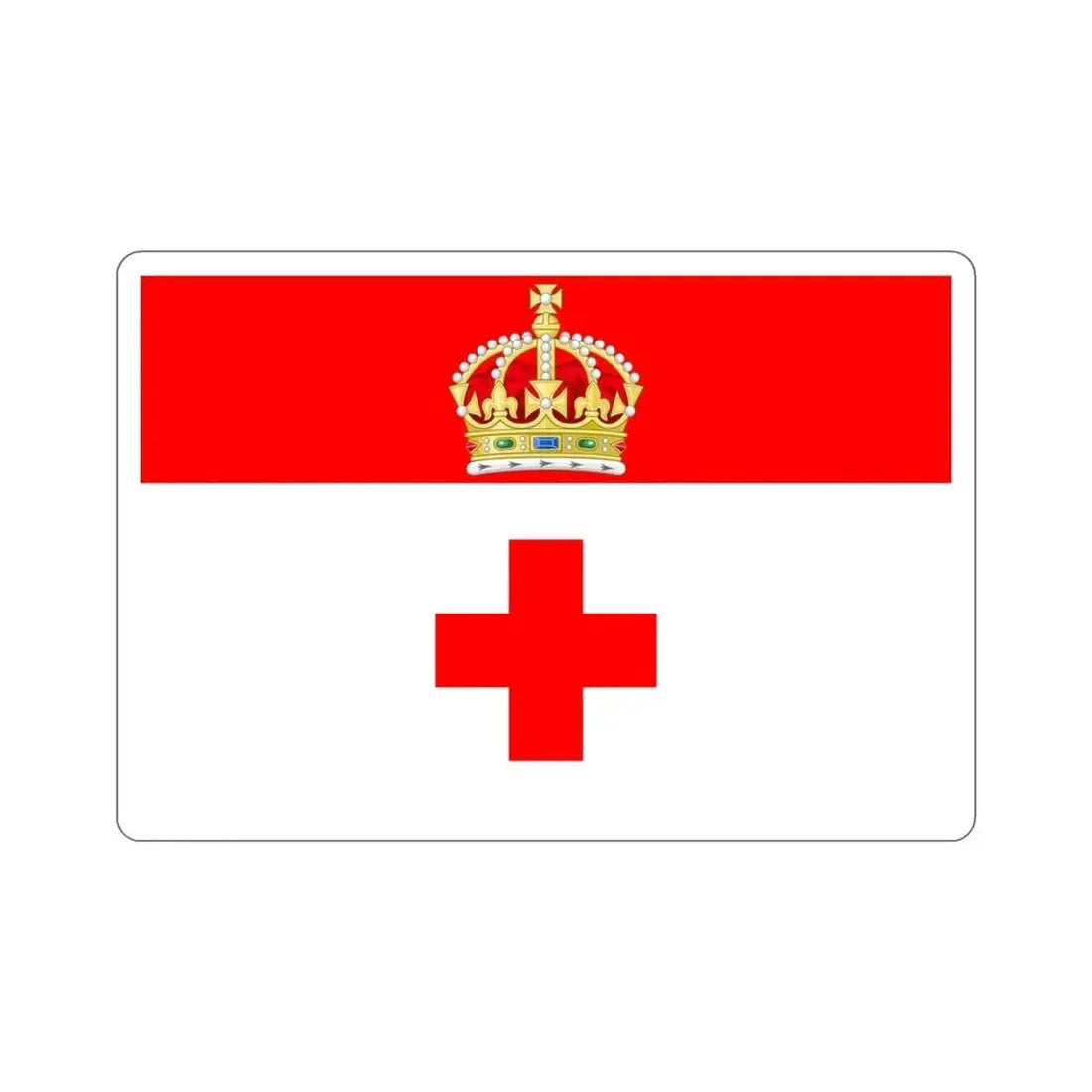Flag of Birkirkara Malta STICKER Vinyl Die-Cut Decal 4 Inch - The Sticker Space