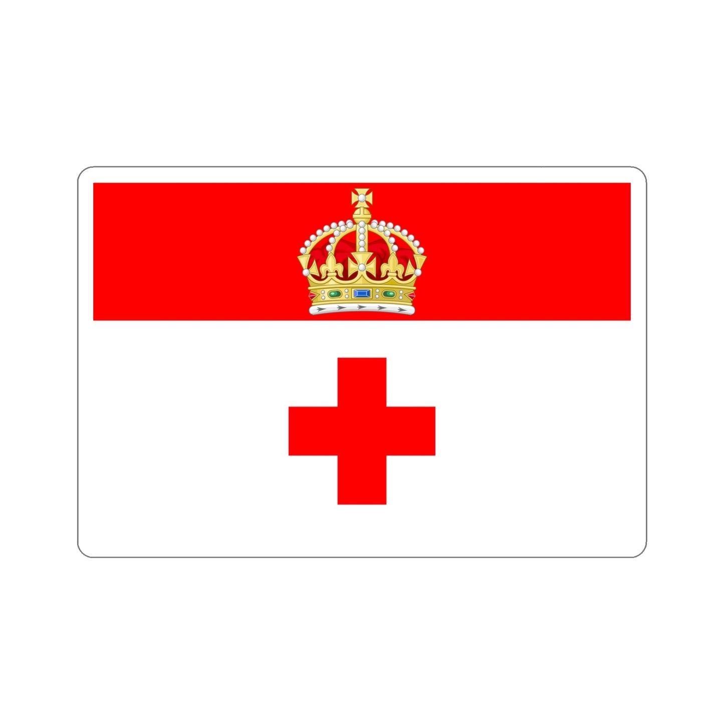 Flag of Birkirkara Malta STICKER Vinyl Die-Cut Decal-5 Inch-The Sticker Space