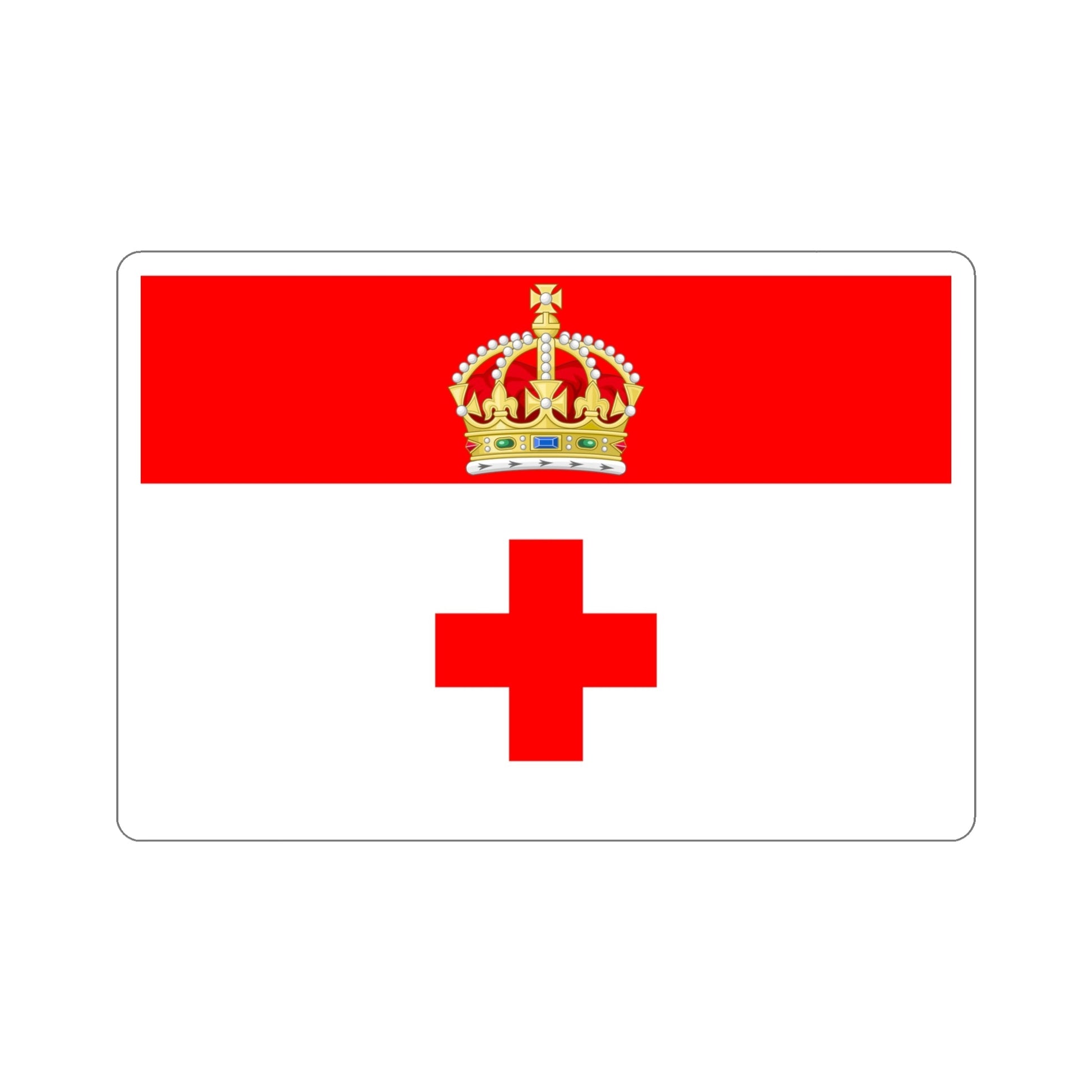 Flag of Birkirkara Malta STICKER Vinyl Die-Cut Decal-5 Inch-The Sticker Space