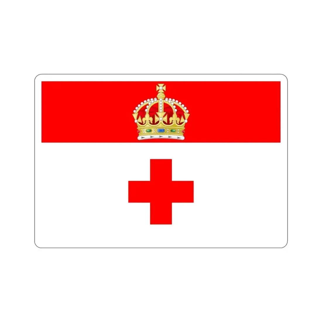 Flag of Birkirkara Malta STICKER Vinyl Die-Cut Decal 5 Inch - The Sticker Space