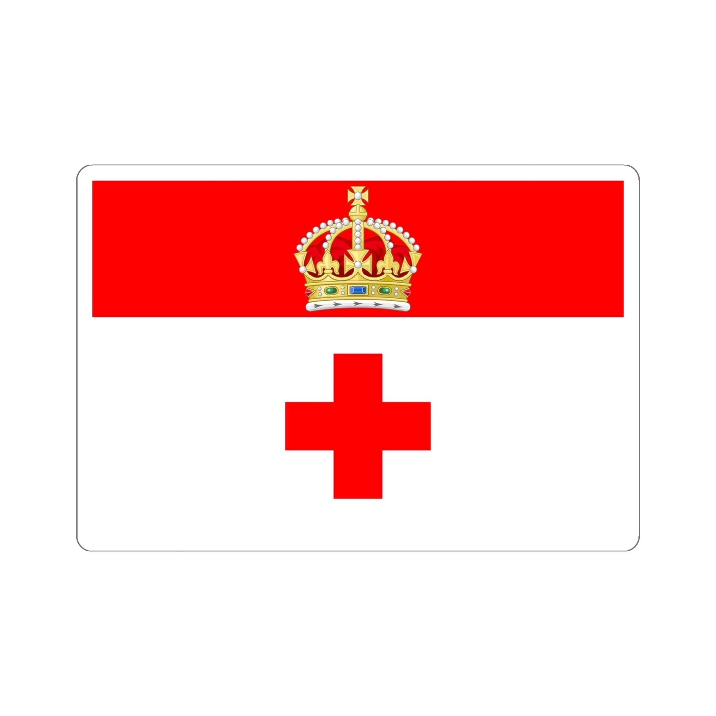 Flag of Birkirkara Malta STICKER Vinyl Die-Cut Decal-6 Inch-The Sticker Space