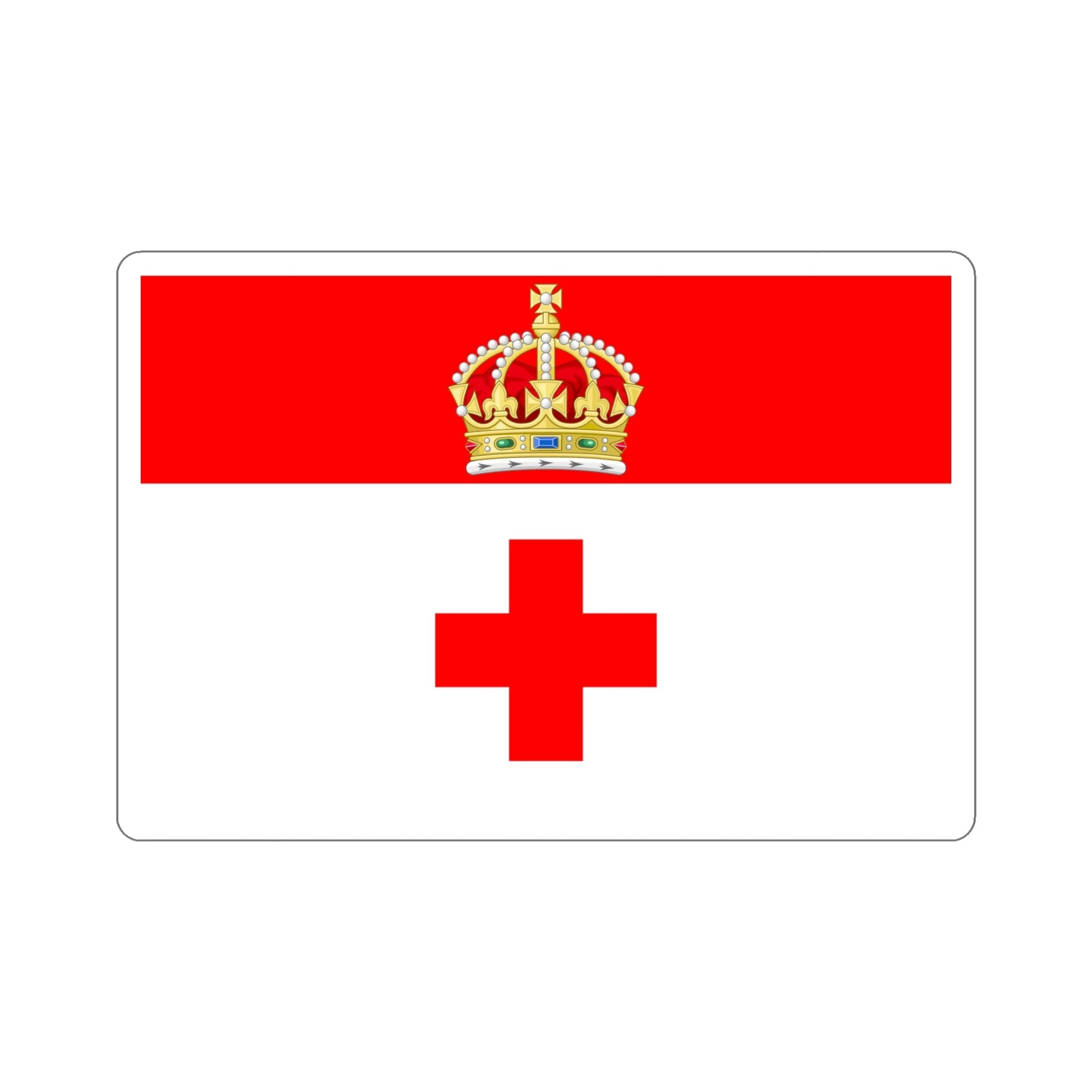 Flag of Birkirkara Malta STICKER Vinyl Die-Cut Decal-6 Inch-The Sticker Space