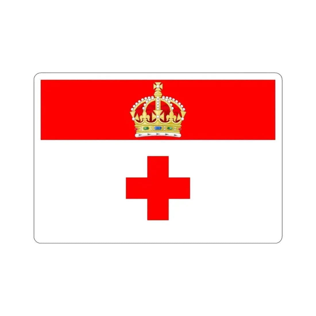 Flag of Birkirkara Malta STICKER Vinyl Die-Cut Decal 6 Inch - The Sticker Space